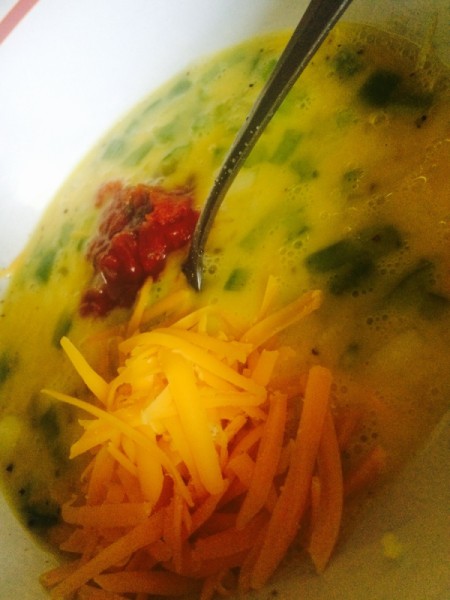 adding remaining ingredients