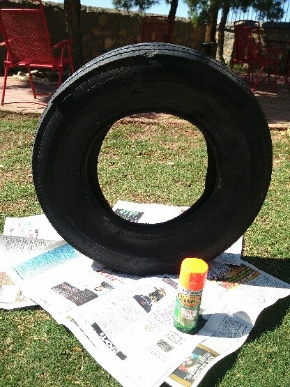 Recycled Tire Desert Garden