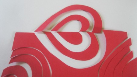 An example of Notan, or Japanese paper cutting.