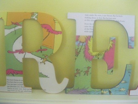 Decorative Decoupaged Letters