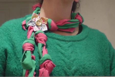 Shabby Chic T-Shirt Scarf