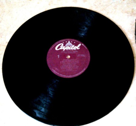 Vinyl Record Earrings Display