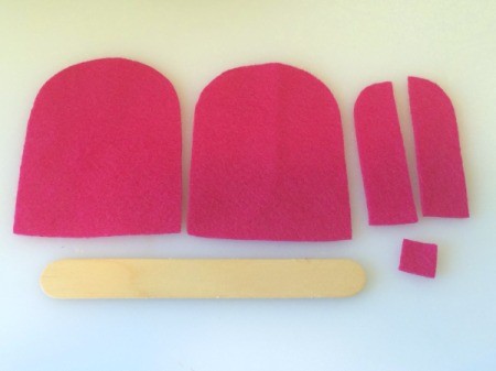 Felt Popsicle Color Matching Game