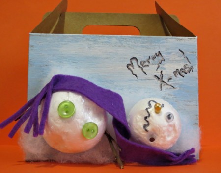 Melting Snowman Gift Box