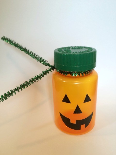 Pill Bottle Pumpkins