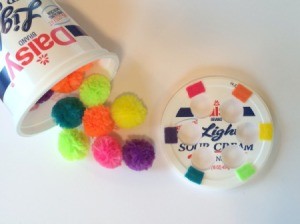 Toddler Pom Pom Sorter