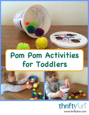 Pom Pom Activities for Toddlers | ThriftyFun