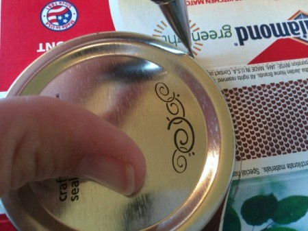 Mason Jar Match Dispenser