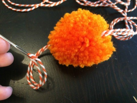 Halloween Pom Pom Garland