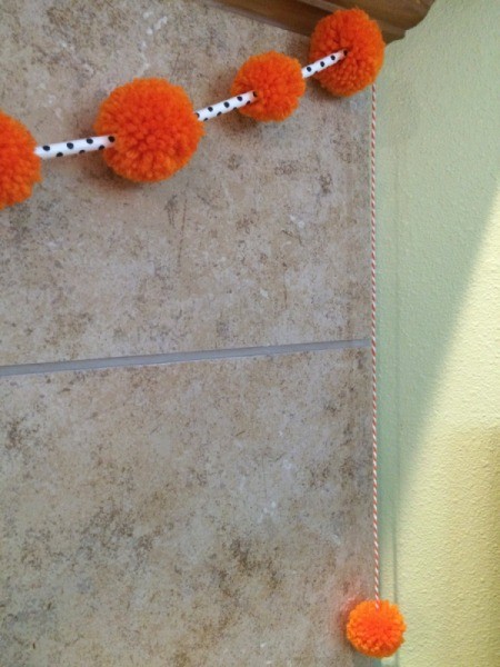 Halloween Pom Pom Garland