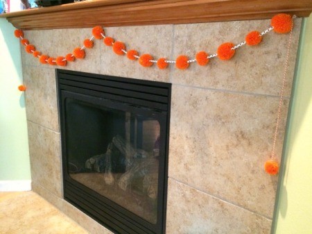 Halloween Pom Pom Garland