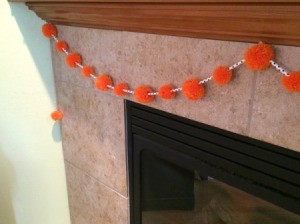 Halloween Pom Pom Garland