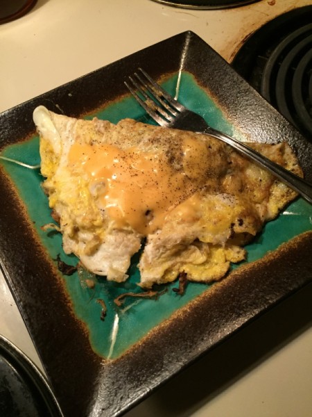 omelet on plate