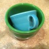 coffee cup stuck in small bowl or cup