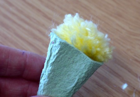 Egg Carton Ice Cream Cone Toy