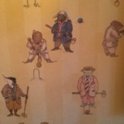 Wind in the Willows characters playing croquet