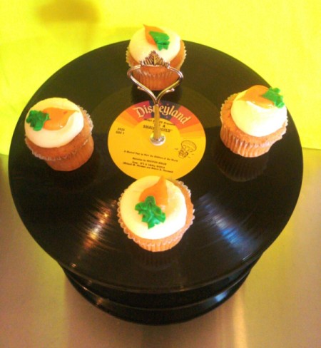 Vinyl Record Dessert Tiers