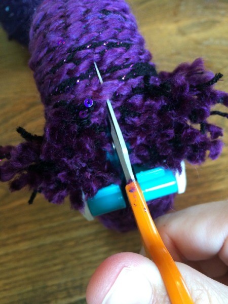 Halloween Pom Pom Topiary