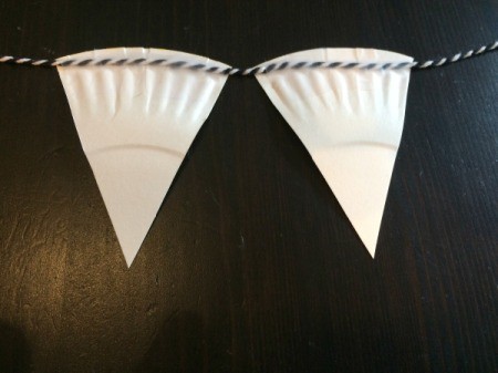 Paper Plate Candy Corn Garland