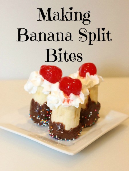 Banana Split Bites