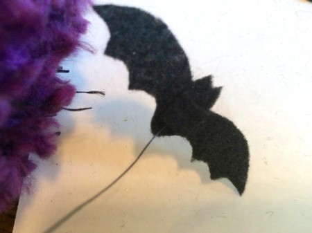 Halloween Pom Pom Topiary