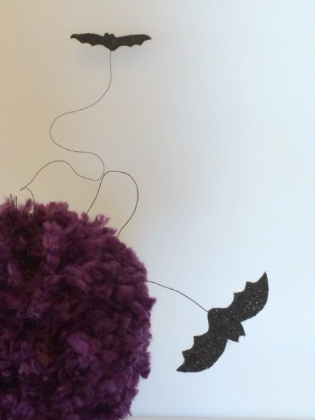 Halloween Pom Pom Topiary