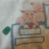 Sharpie stain on counted cross stitch fabric