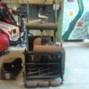 mower in garage or shop