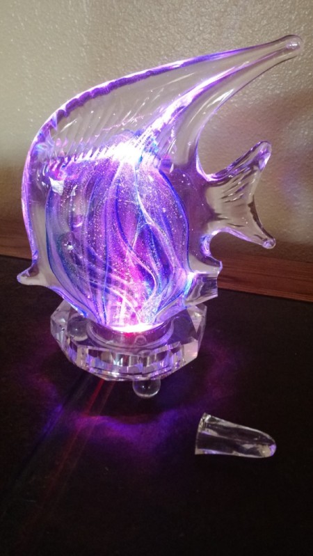 glass fish light