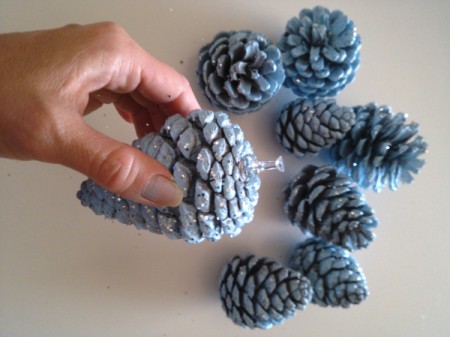 Pine Cone Chandelier