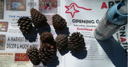 Pine Cone Chandelier