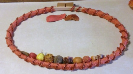 Oval Embroidery Hoop Wreath