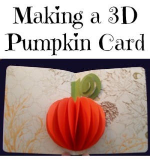 Making a 3D Pumpkin Card