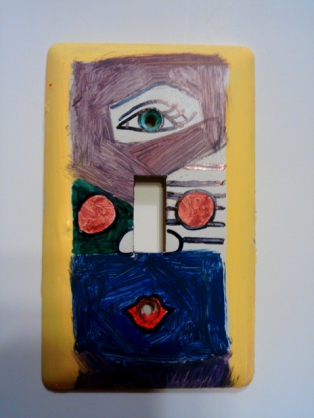 Picasso Light Switch Plate Cover