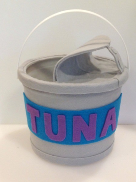 Tuna Can Trick-Or-Treat Bucket
