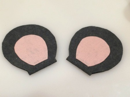 No-Sew Felt Mouse Ears