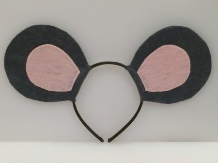 No-Sew Felt Mouse Ears