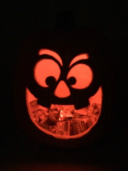 Jack-O-Lantern Candy Bowl