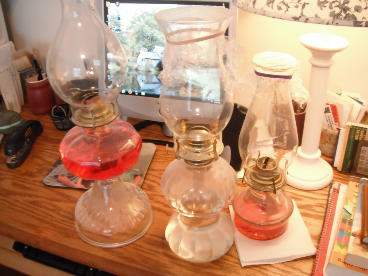 Clean Globes on Oil Lamps Before a Power Outage ThriftyFun