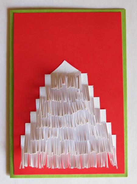 Snow Pine Christmas Card