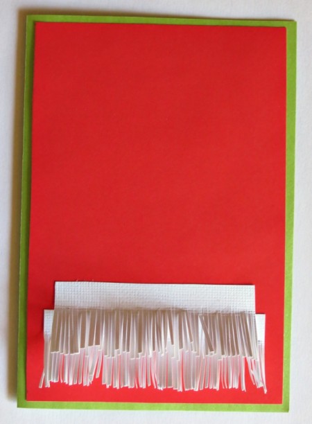 Snow Pine Christmas Card