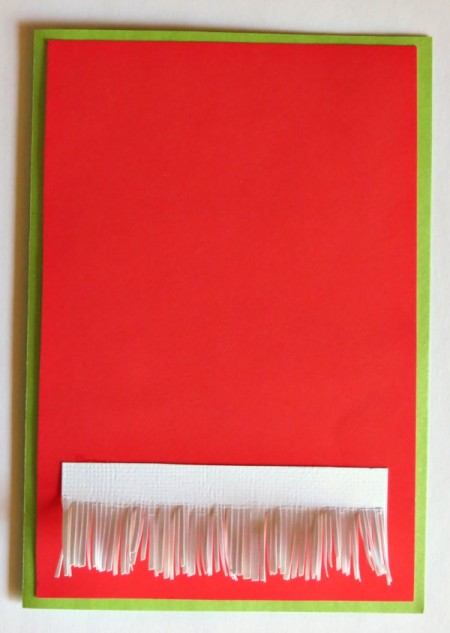 Snow Pine Christmas Card