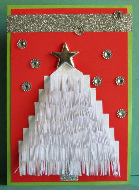 Snow Pine Christmas Card