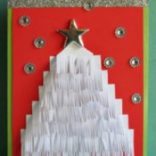 Snow Pine Christmas Card