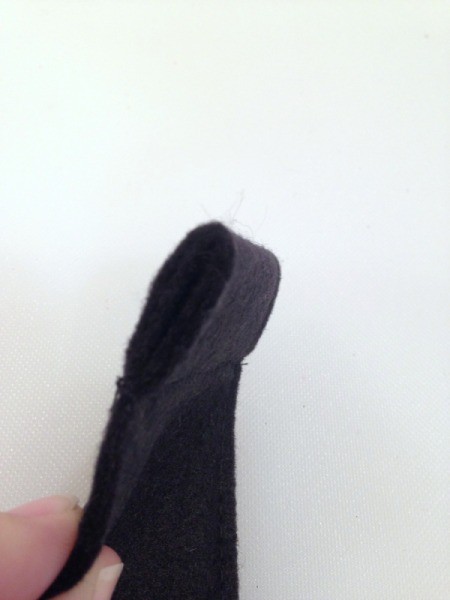 Felt Kitty Tail and Paws