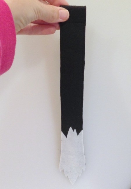 Felt Kitty Tail and Paws