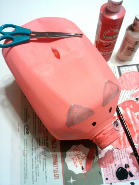 Gallon Milk Jug Piggy Bank