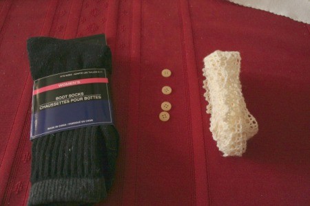 Lace and Button Socks