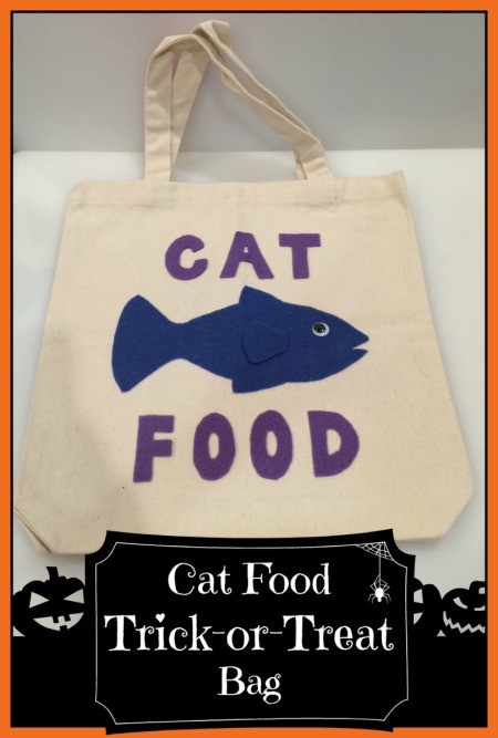 Cat Food Trick-or-Treat Bag