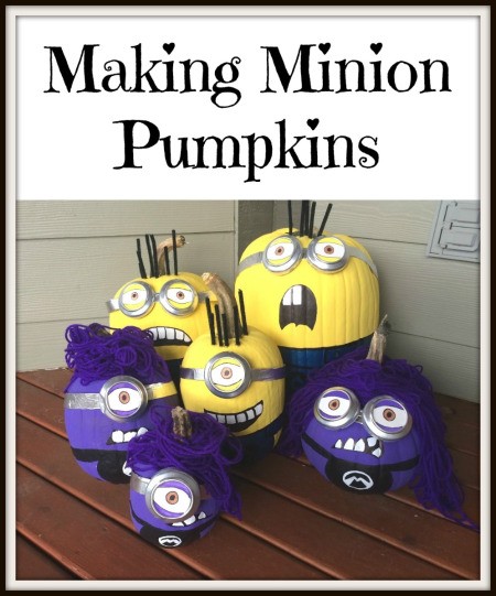 Making Minion Pumpkins